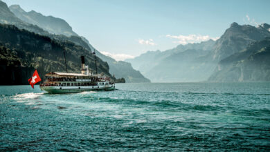 Nejstarší perník společnosti SVG na Lucernském jezeře. Foto: Switzerland Tourism