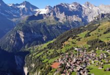 Mürren, prototyp švýcarské horské vesnice. Foto: Jungfrau Region Tourismus AG