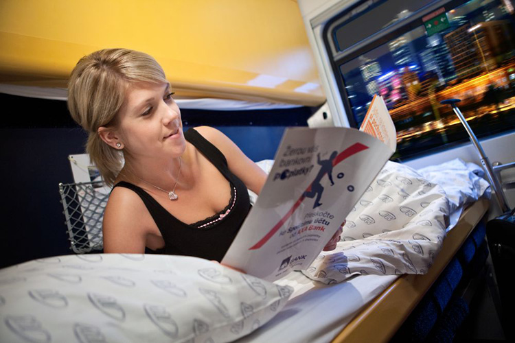 Lůžkové kupé. Foto: České dráhy